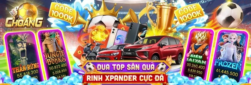 Đăng nhập CHOANGCLUB đua top săn quà