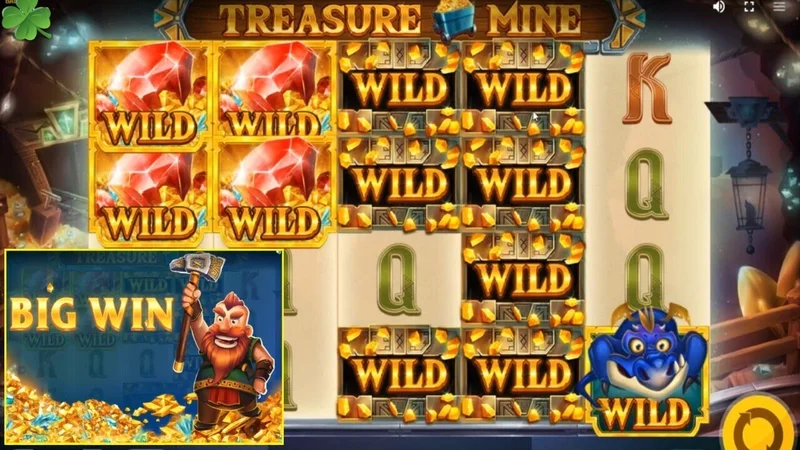 Giao diện Treasure Mine độc đáo và đẹp mắt