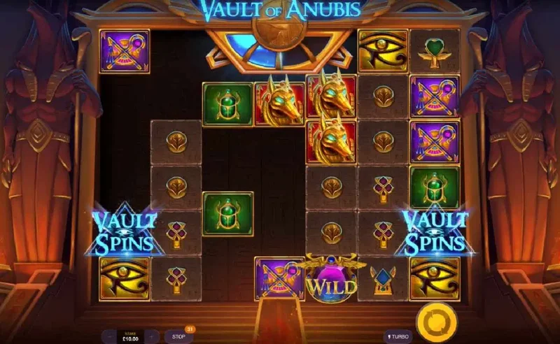 Vault of Anubis có RTP con số  95,74%