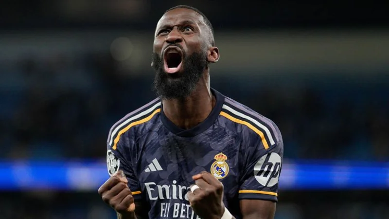 Ấn tượng với khả năng đọc trận tốt của top trung vệ hay nhất Antonio Rudiger (Real Madrid)